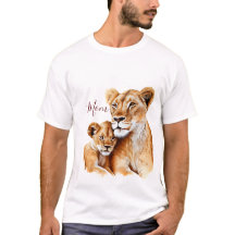 Moeder Lion en haar baby moederdag