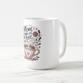 Moeder Loopt Op Liefde Koffiemok (Voorkant rechts)