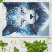 Moeder Luxe Kat Sjabloon Keuken Handdoeken (Gevouwen)