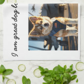 Moeder Luxe Puppy Sjabloon Keuken Handdoeken (Gevouwen)