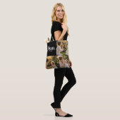 Moeder maakte drie fotoherinneringscollage tote bag (Op model)