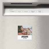 Moeder maakte geschenkmagneet met foto magneet (Insitu (Vaatwasser))