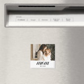 Moeder maakte geschenkmagneet met foto magneet (Insitu (Vaatwasser))
