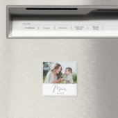 Moeder maakte geschenkmagneet met foto magneet (Insitu (Vaatwasser))