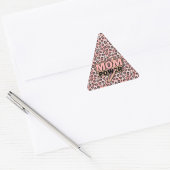 Moeder Macht Roze Luipaard Print Sticker