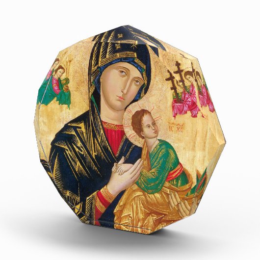 Moeder Madonna van Perpetual Help Jezus Fotoblokken (Rechts)