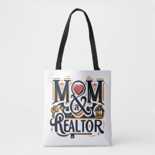 Moeder makelaar makelaar makelaar cadeau tote bag