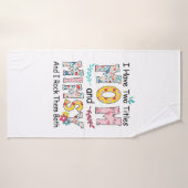 Moeder Mam en Mimsy Floral Birthday Badhanddoek (Badhanddoek)