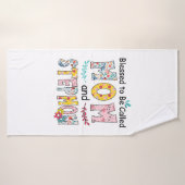 Moeder Mam en Stepmama Birthday Badhanddoek (Badhanddoek)