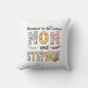 Moeder Mam en Stepmama Birthday Kussen