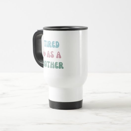 Moeder: Mam Gift - Tumbler Reisbeker (Voorkant links)