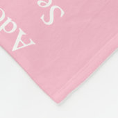 Moeder Mam Moeder Definitie Leuk Cool Roze Fleece Deken (Hoek)
