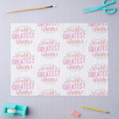 Moeder, Mam, Supermom, Grootste, Liefde, Kracht Tissuepapier (Craft)