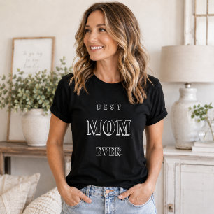 Moeder mama beste ooit zwart t-shirt