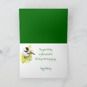 Moeder, mama, Birthday, Zonnebloem, Vogel Kaart (Binnen)