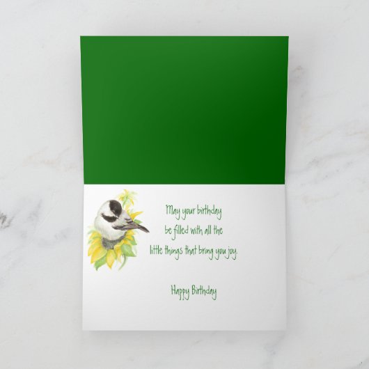 Moeder, mama, Birthday, Zonnebloem, Vogel Kaart (Binnen)