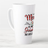 Moeder mama en oma Birthday Latte Mok (Linkerhoek)