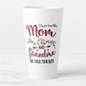 Moeder mama en oma Birthday Latte Mok (Voorkant)