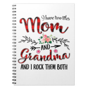 Moeder mama en oma Birthday Notitieboek