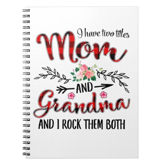 Moeder mama en oma Birthday Notitieboek (Voorkant)