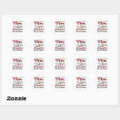 Moeder mama en oma Birthday Ronde Sticker (Vel)