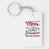 Moeder mama en oma Birthday Sleutelhanger (Voorkant)