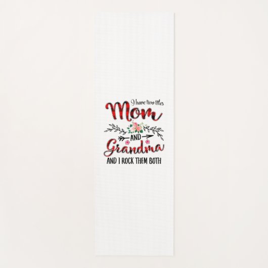 Moeder mama en oma Birthday Yogamat (Voorkant)