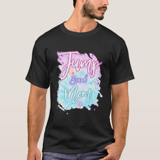 Moeder Mama Jump Squad Verjaardag Trampoline Jump  T-shirt (Voorkant)