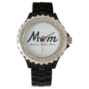 moeder mama kind namen personaliseren aangepast horloge
