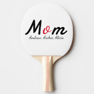 moeder mama kind namen personaliseren aangepast tafeltennisbatje