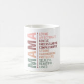 Moeder mama woord kunst liefde koffiemok (Center)