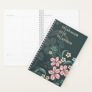 Moeder Manager van Chaos Stijlvolle Bloemen Planner