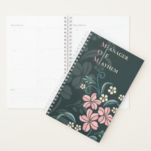Moeder Manager van Chaos Stijlvolle Bloemen Planner (Display)