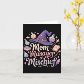 Moeder Manager Van Ondeugd Moederdag Magische Moed Kaart (Gele Bloem)