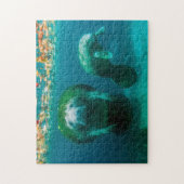 Moeder manatee met haar kalf in Crystal River Legpuzzel (Verticaal)