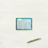 Moeder manatee met haar kalf in Crystal River Post-it® Notes (Op bureau)