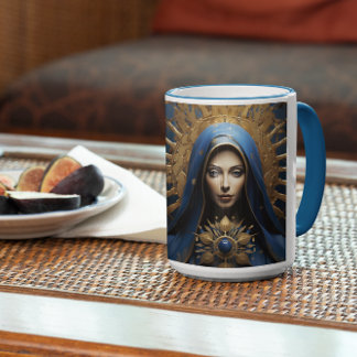 Moeder Maria Bidden versie 3 Koffiemok