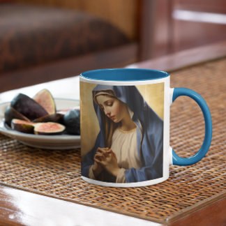 Moeder Maria Bidden versie 5 Koffiemok