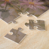 Moeder Maria Bloemenschildering in Waterverf Gift Legpuzzel (Zijkant)