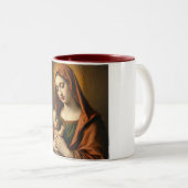 Moeder Maria en Baby Jesus Coffee Mok (Voorkant rechts)