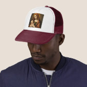 Moeder Maria en Baby Jesus Trucker Hat Pet (In situ)