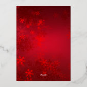 Moeder Maria en Baby Jezus Foliekaart Folie Feestdagenkaart (Achterkant)