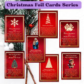 Moeder Maria en Baby Jezus Foliekaart Folie Feestdagenkaart