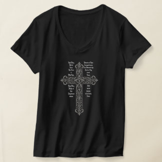 Moeder Maria en de Heilige Drie-eenheid T-shirt