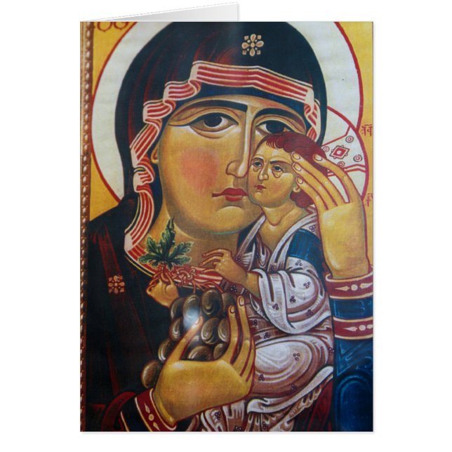 Moeder Maria en Jezus Kunst (Voorkant)