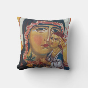 Moeder Maria En Jezus Kunst Kussen