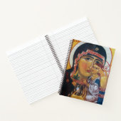 Moeder Maria En Jezus Kunst Notitieboek (Binnen)
