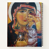 Moeder Maria En Jezus Kunst Notitieboek (Achterkant)