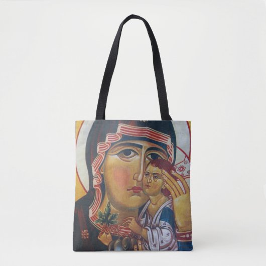 Moeder Maria En Jezus Kunst Tote Bag (Voorkant)
