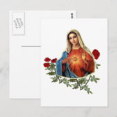 Moeder Maria Gift Items Briefkaart (Voorkant / Achterkant)